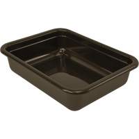 Bac d'entreposage tout usage &agrave; fond plat, 5" ha x 17" p x 22" lo, Plastique, Gris PB Rental Co. Ltd.