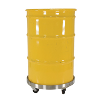 Chariots pour barils, Acier inoxydable, Capacit&eacute;e 800 lb, Diam&egrave;tre 23-1/4", Roue en Caoutchouc PB Rental Co. Ltd.