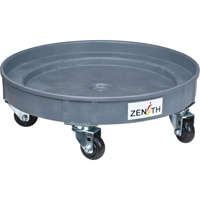 Leak Containment Drum Dolly, 24.25" dia. X 7.625" H, 1.5 US Gal. Spill Cap. PB Rental Co. Ltd.