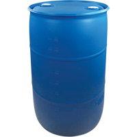 Barils en poly&eacute;thyl&egrave;ne, 30 gal. US (25 gal. imp.), Dessus ferm&eacute;, Bleu PB Rental Co. Ltd.