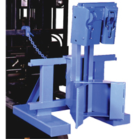 Manipulateur de barils MORSPEED 1500 pour chariot &eacute;l&eacute;vateur, Pour 55 gal. US (45 gal. imp.) PB Rental Co. Ltd.