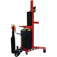Ergonomic Drum Handler Power Lift & Drive - DM-1100-PLD, 30 - 85 US Gal. (25 - 70 Imperial Gal.) PB Rental Co. Ltd.