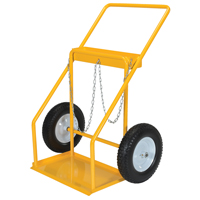 Chariot pour bouteille de gaz, Roues Caoutchouc, Base de 22" la x 14-1/8" lo, 250 lb PB Rental Co. Ltd.