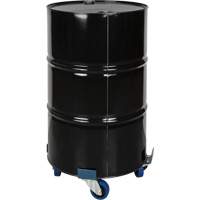 Drum Dolly, Steel, 1400 lbs. Capacity, 24" Diameter, Blue Elastic Casters PB Rental Co. Ltd.