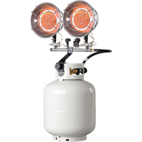 Double Tank-Top Heater, Radiant Heat, Propane, 30000 BTU/H PB Rental Co. Ltd.
