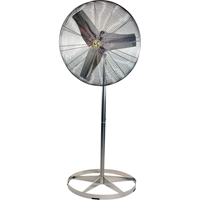Stainless Steel Food Service Washdown Air Circulating Fans, Industrial, 1 Speed, 24" Diameter PB Rental Co. Ltd.