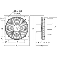 Ventilateurs d'&eacute;vacuation &agrave; volets PB Rental Co. Ltd.