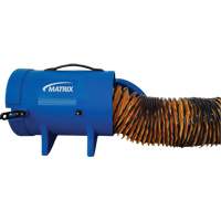 8" Air Blower with 25' Ducting & Canister, 1/4 HP, 816 CFM PB Rental Co. Ltd.
