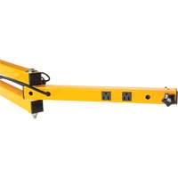 Bras verrouillables double 180 avec deux r&eacute;ceptacles PB Rental Co. Ltd.