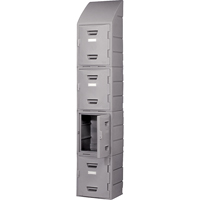 Casier, 15" x 15" x 31", Gris, Assembl&eacute; PB Rental Co. Ltd.