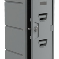 Casier, 12" x 15" x 36", Gris, Assembl&eacute; PB Rental Co. Ltd.