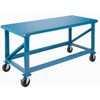 Extra Heavy-Duty Workbenches - All-Welded Benches, Steel Surface PB Rental Co. Ltd.