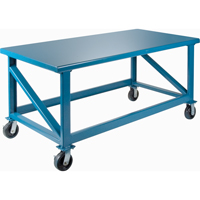 Extra Heavy-Duty Workbenches - All-Welded Benches, Steel Surface PB Rental Co. Ltd.