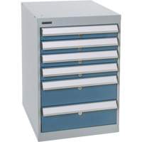 Six-Drawer Pedestal Workbench, 18" W x 21" D x 28" H PB Rental Co. Ltd.