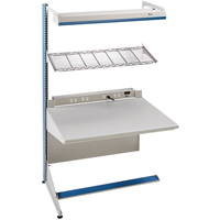 Arlink Preconfigured Workstation, 36" W x 28" D x 84" H, Single Sided Add-On PB Rental Co. Ltd.
