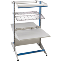 Arlink Preconfigured Workstation, 36" W x 56" D x 84" H, Double Sided Corner Add-On PB Rental Co. Ltd.