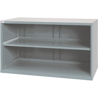 Shelf Cabinets, Steel, 33-1/2" H x 56-1/2" W x 28-1/2" D, Light Grey PB Rental Co. Ltd.