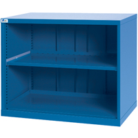 Shelf Cabinets, Steel, 33-1/2" H x 40-1/4" W x 22-1/2" D, Bright blue PB Rental Co. Ltd.