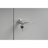 Cabinet Style Shop Desk, 34-1/2" W x 30" D x 53" H, Grey PB Rental Co. Ltd.