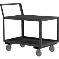 Chariot de service avec surface surbaiss&eacute;e, 2 niveaux, 18-1/4" la x 33" p x 37-1/2" h, 1200 lb Cap PB Rental Co. Ltd.