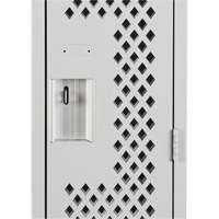 Clean Line Lockers, 12" x 12" x 72", Steel, Grey, Rivet (Assembled), Perforated PB Rental Co. Ltd.