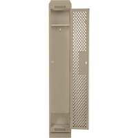 Casiers Clean Line, 12" x 12" x 82", Acier, Beige, Rivet (assembl&eacute;), Perfor&eacute; PB Rental Co. Ltd.