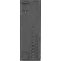 Clean Line Lockers, Bank of 2, 24" x 12" x 76", Steel, Charcoal, Rivet (Assembled), Perforated PB Rental Co. Ltd.