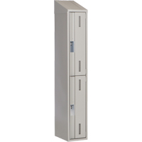 Concorde Heavy-Duty Lockers, 2 -tier, 12" x 18" x 78", Steel, Grey, Welded (Assembled) PB Rental Co. Ltd.