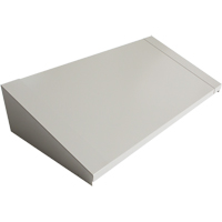 Dessus inclin&eacute; pour casiers robustes enti&egrave;rement soud&eacute; Concorde, Bloc de 3, 18" p x 36" la x 6" ha, Gris, Acier PB Rental Co. Ltd.