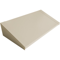 Dessus inclin&eacute; pour casiers robustes enti&egrave;rement soud&eacute; Concorde, Bloc de 3, 18" p x 36" la x 6" ha, Beige, Acier PB Rental Co. Ltd.