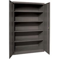 Deep Hi-Boy Storage Cabinet, Steel, 4 Shelves, 72" H x 36" W x 24" D, Charcoal PB Rental Co. Ltd.