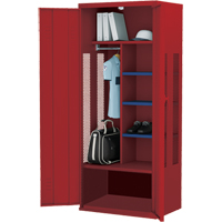 Casier de luxe pour &eacute;quipement, Acier, 36" la x 24" p x 72" h, Rouge PB Rental Co. Ltd.
