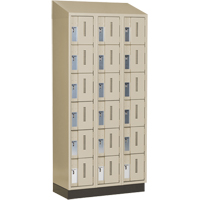 Casiers robustes Concorde, 6 niveaux, Bloc de 3, 36" x 18" x 82", Acier, Beige, Soud&eacute; (assembl&eacute;) PB Rental Co. Ltd.