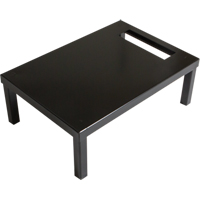 Base autoportante pour casiers robustes enti&egrave;rement soud&eacute;e Concorde, 1 Blocs, 6" lo x 12" la x 18" p, Noir, Acier PB Rental Co. Ltd.