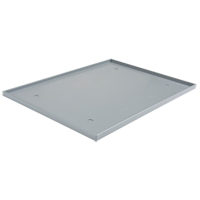 Fond de casier, Convient aux casiers 12" x 18", Gris fonc&eacute;, Plastique PB Rental Co. Ltd.