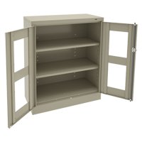 C-Thru Counter High Cabinet, Steel, 2 Shelves, 42" H x 36" W x 18" D PB Rental Co. Ltd.