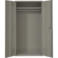 Wardrobe Storage Cabinet, Steel, 36" W x 18" D x 72" H, Grey PB Rental Co. Ltd.
