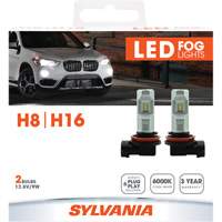 Ampoule pour feu avant H8, DEL, 12,8 W/9 W, Blanc PB Rental Co. Ltd.