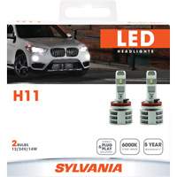 Ampoule pour feu avant H11, DEL, 13,2 W/17 W, Blanc PB Rental Co. Ltd.