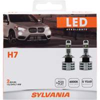 Ampoule pour feu avant H7, DEL, 13,2 W/17 W, Blanc PB Rental Co. Ltd.