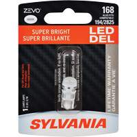168 Mini-ampoule automobile Zevo, DEL, 0,7 W, Blanc PB Rental Co. Ltd.