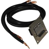 Panneau de douille polaris&eacute;e en acier inoxydable &agrave; brancher, 4 AWG, C&acirc;ble 5' PB Rental Co. Ltd.
