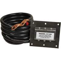 Panneau de douille polaris&eacute;e robuste en acier inoxydable &agrave; brancher, 1 AWG, C&acirc;ble 5' PB Rental Co. Ltd.
