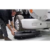 Bac de vidange d'huile pour camion &agrave; profil bas avec couvercle PB Rental Co. Ltd.