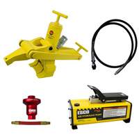 Trousse de d&eacute;monte-talons Combi avec pompe &agrave; air hydraulique de 1/2 gal PB Rental Co. Ltd.