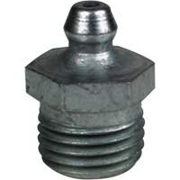 Straight Extra-Short Grease Fitting, Steel, 0.25 NPT Thread PB Rental Co. Ltd.