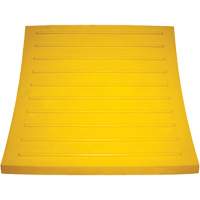 Wheel Chock, Polyurethane, Yellow, 15-1/4" W x 12-1/8" D x 10-3/4" H PB Rental Co. Ltd.