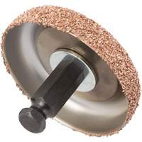 Tungsten Carbide Buffing & Abrasion Wheel with Hex Adapter for Low-Speed Tire Buffer, 2-3/5" Diameter, 4.5" L, 4" W, 1.1" H PB Rental Co. Ltd.