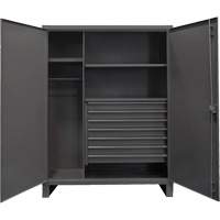 Vestiaire tr&egrave;s robuste, Acier, 48" la x 24" p x 78" h, Gris PB Rental Co. Ltd.