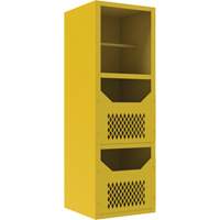 Armoire pour le contr&ocirc;le des d&eacute;versements, 1 Tablettes, 72" h x 24" la x 24" p, Acier, Jaune PB Rental Co. Ltd.
